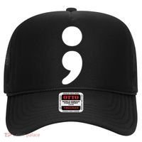 Semicolon Tal Health Matters Awareness Month Gift Hat thumb 0