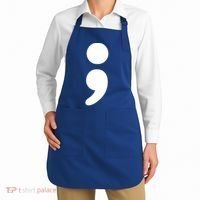 Semicolon Tal Health Matters Awareness Month Gift Apron thumb 2