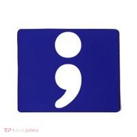 Semicolon Tal Health Matters Awareness Month Gift Mousepad thumb 0