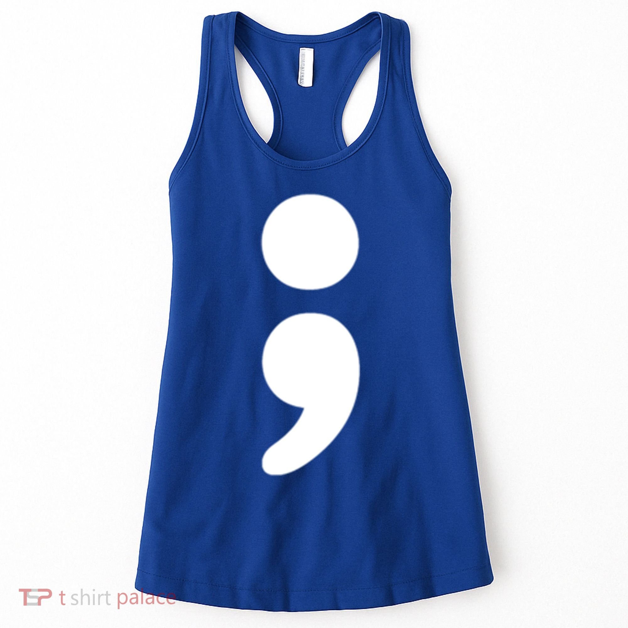 Semicolon Tal Health Matters Awareness Month Gift Women's Tank Top