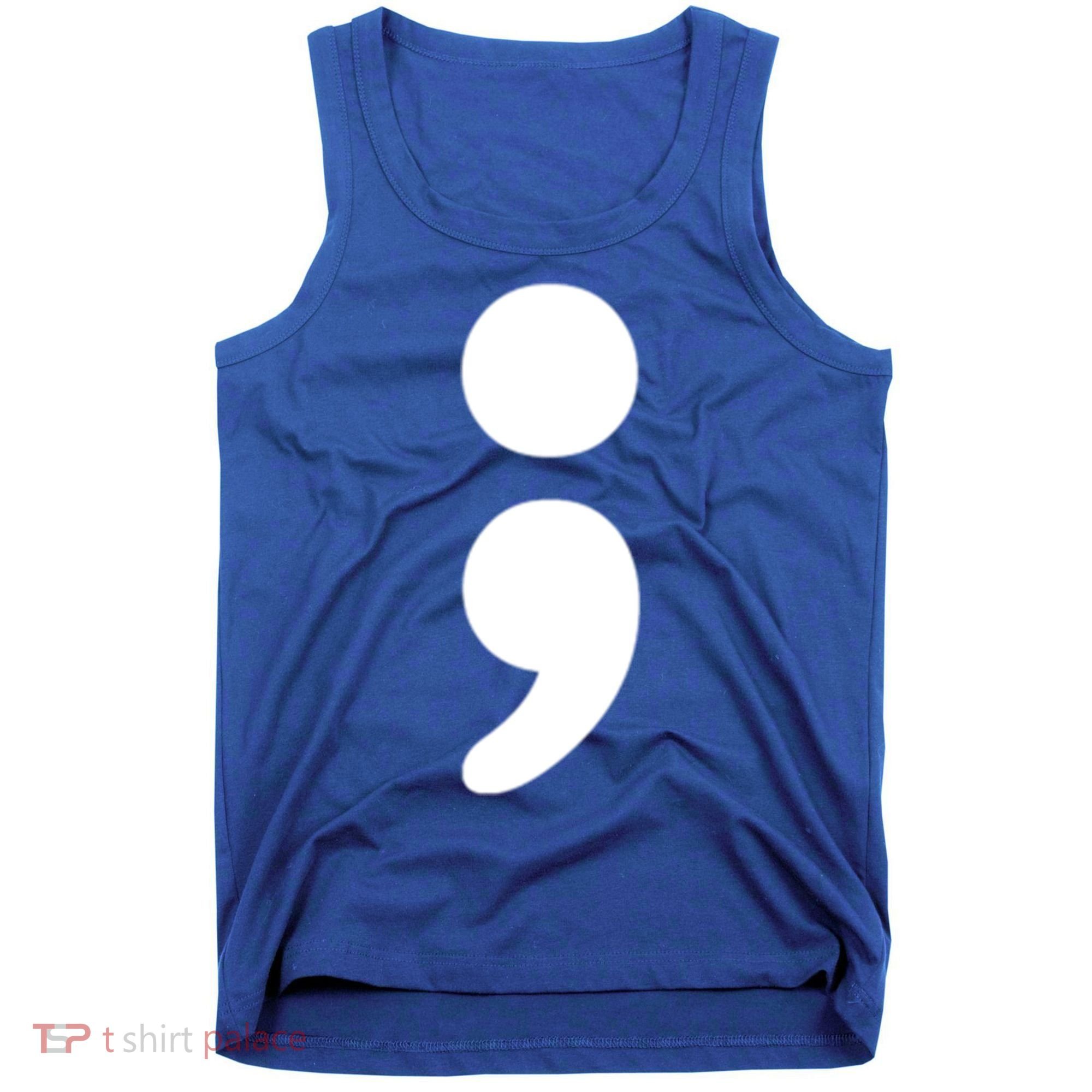 Semicolon Tal Health Matters Awareness Month Gift Tank Top