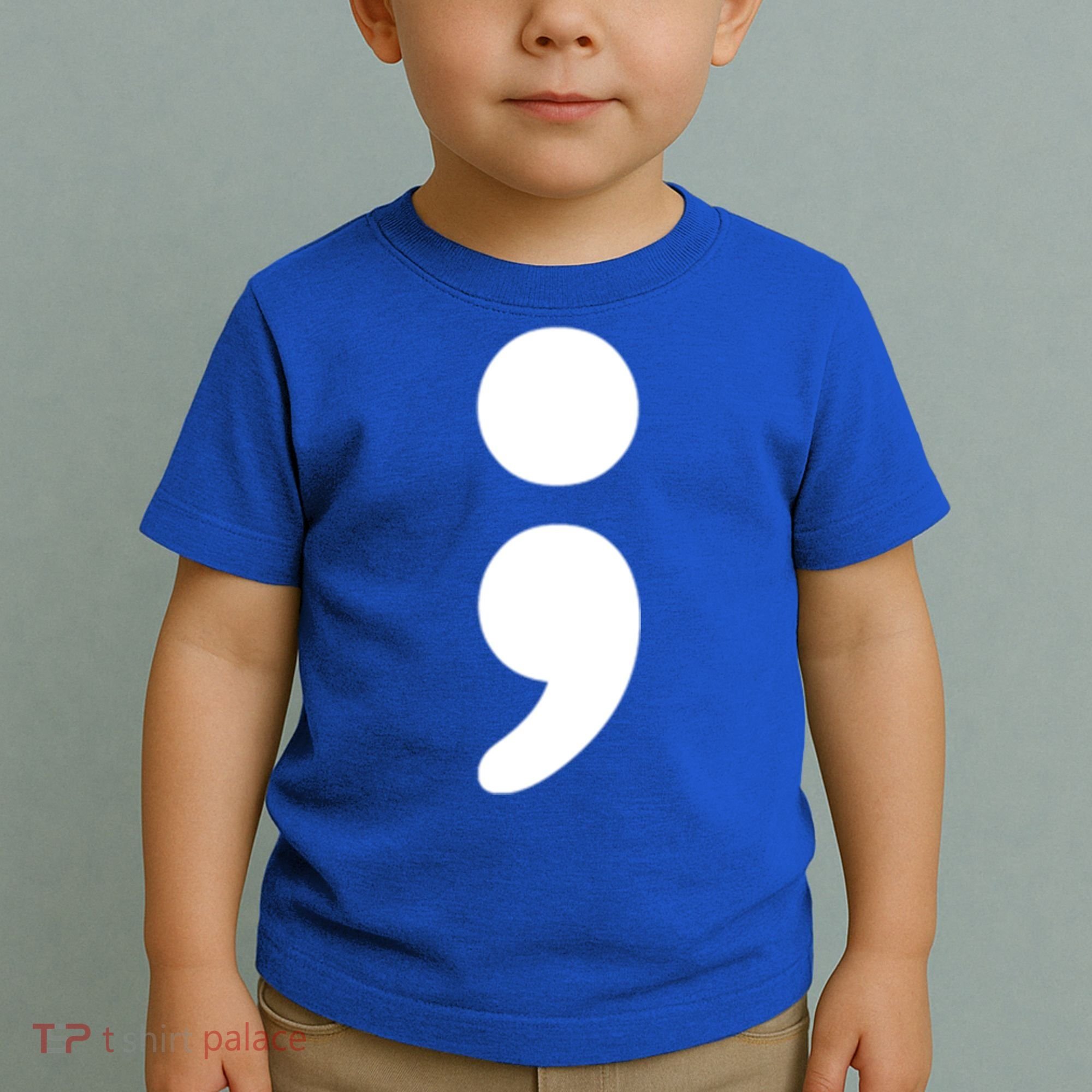 Semicolon Tal Health Matters Awareness Month Gift Toddler T-Shirt