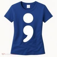 Semicolon Tal Health Matters Awareness Month Gift Women's T-Shirt thumb 0
