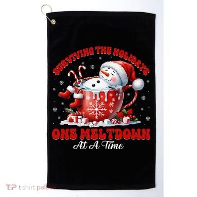 Surviving The Holidays One Meltdown Golf Towel