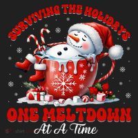 Surviving The Holidays One Meltdown Golf Towel thumb 3