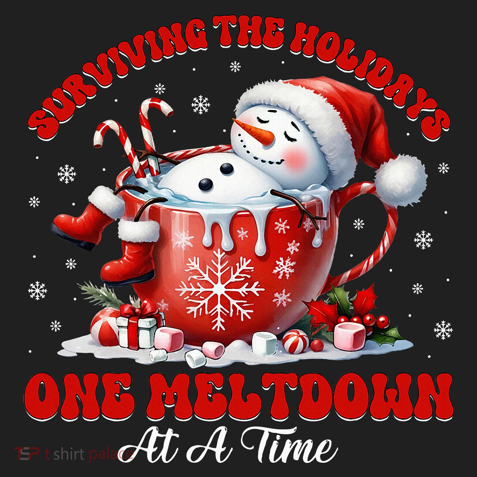 Surviving The Holidays One Meltdown Golf Towel