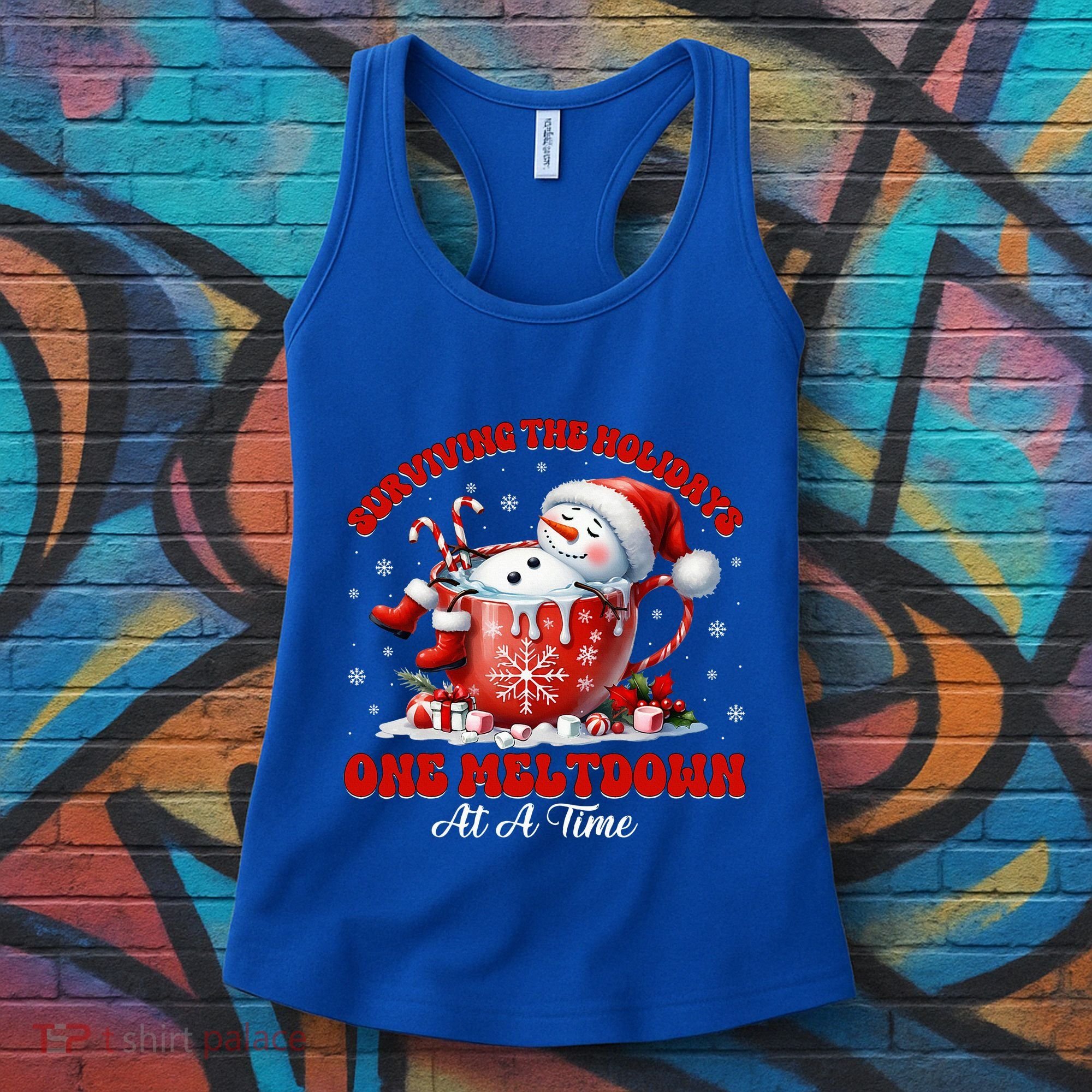 Surviving The Holidays One Meltdown Women's Tank Top