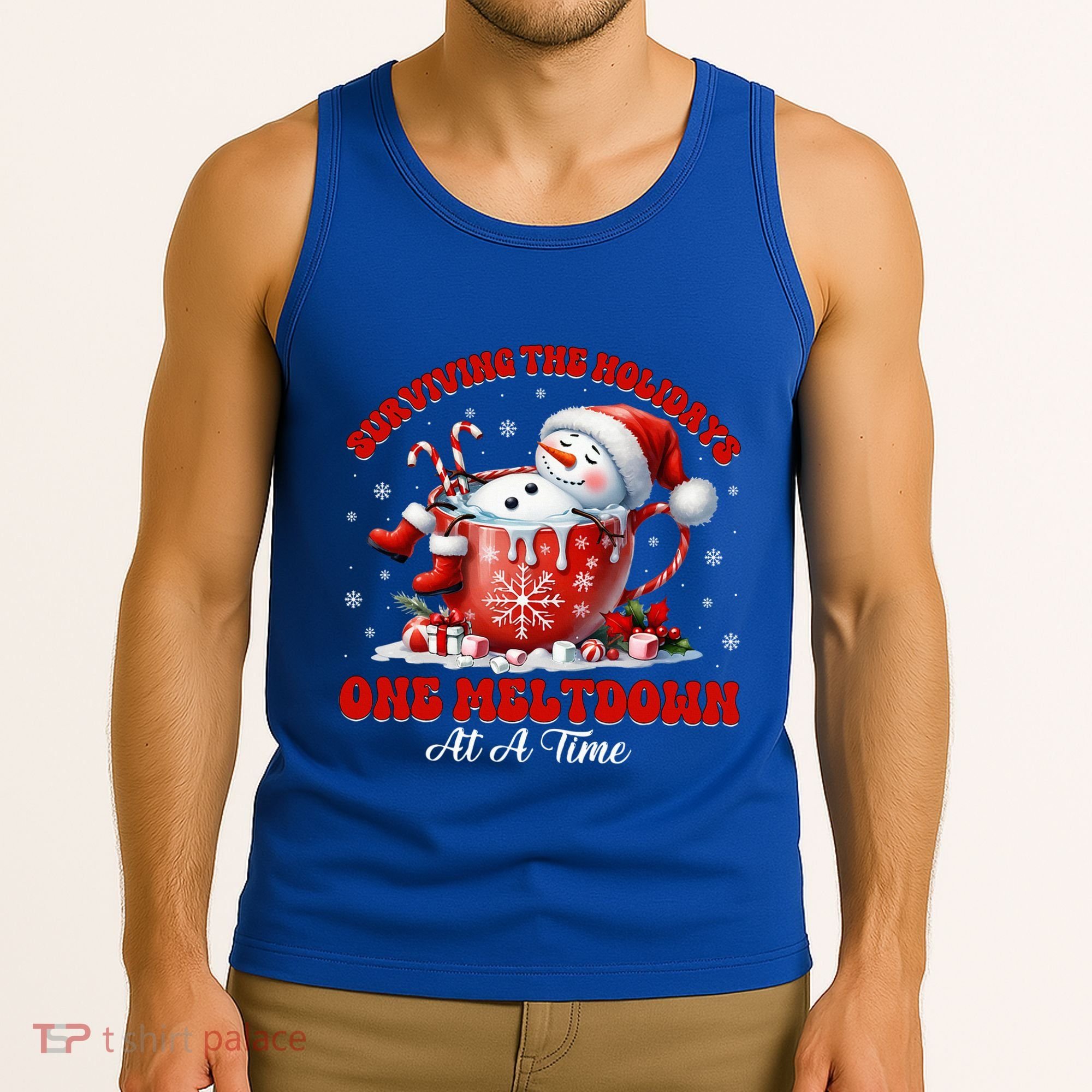 Surviving The Holidays One Meltdown Tank Top