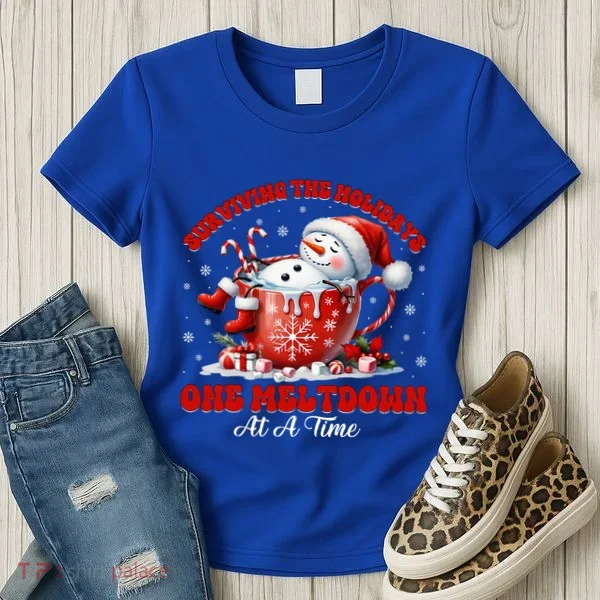 Surviving The Holidays One Meltdown Women's T-Shirt