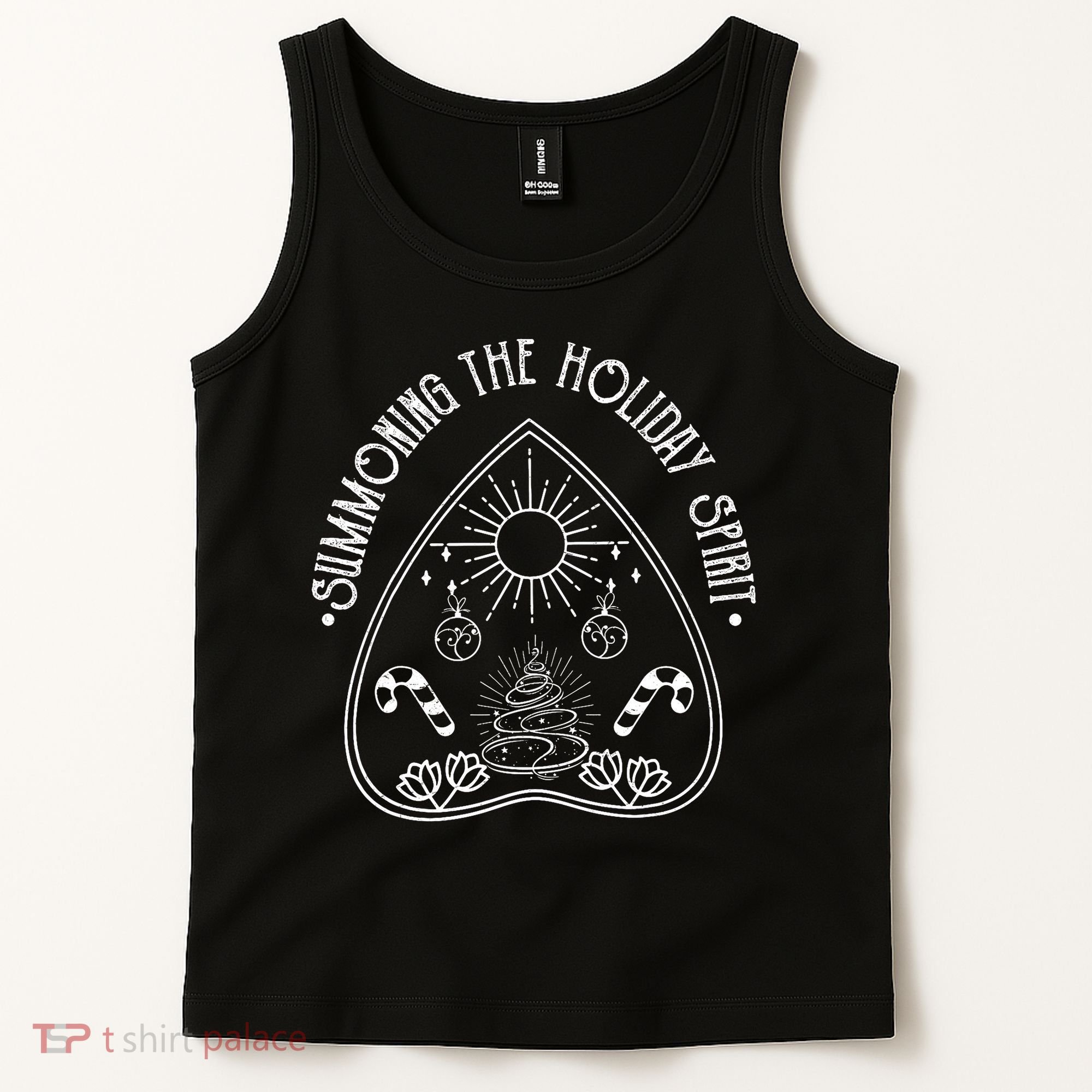 Summoning The Holiday Spirit Festive Season Tank Top