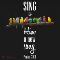 Sing To Him A New Song Psalms 33 3 Backpack thumb 2