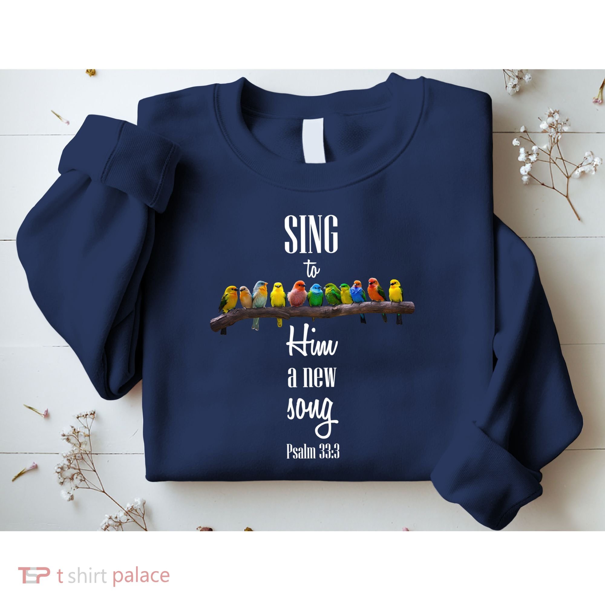 Sing To Him A New Song Psalms 33 3 Sweatshirt
