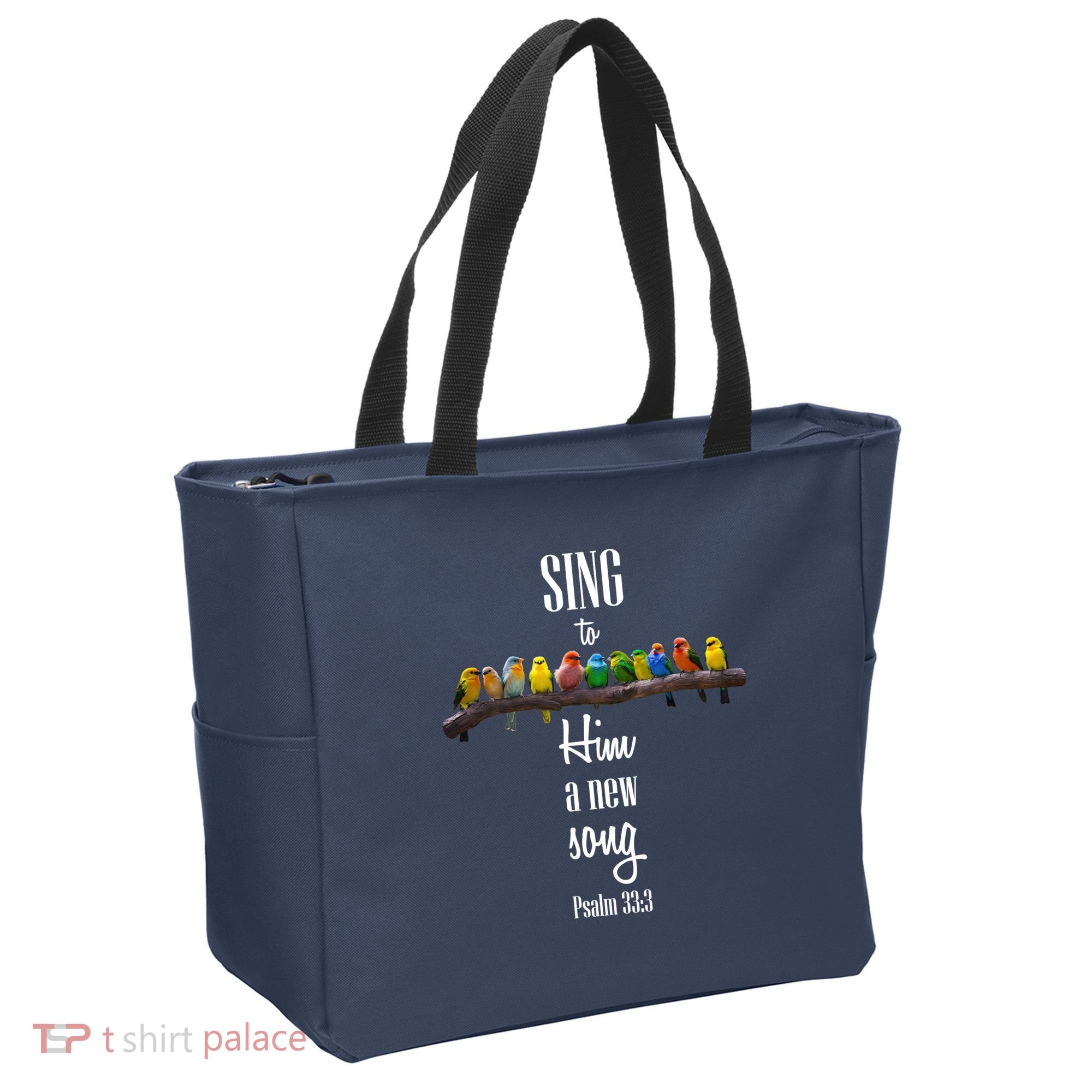 Sing To Him A New Song Psalms 33 3 Tote Bag