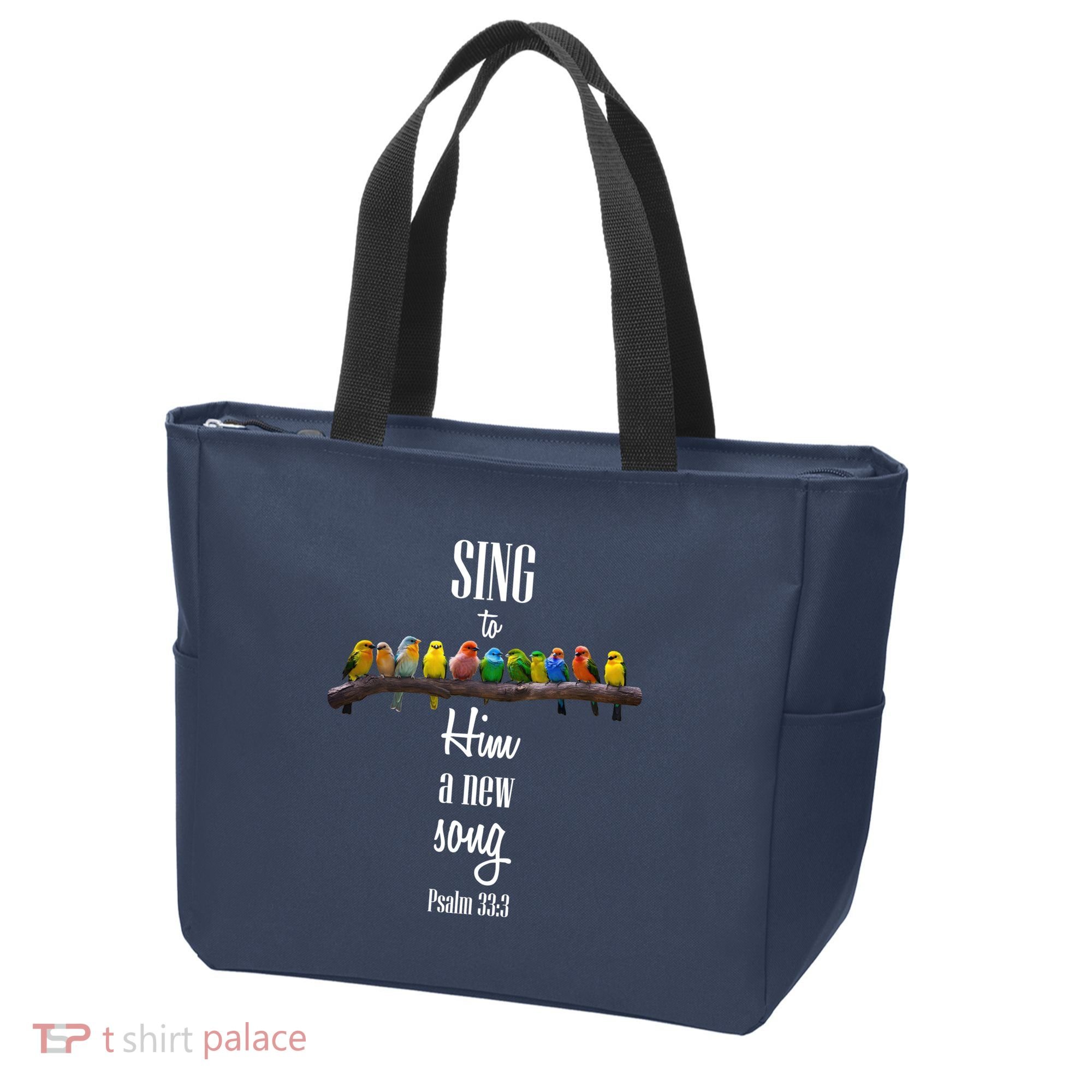 Sing To Him A New Song Psalms 33 3 Tote Bag