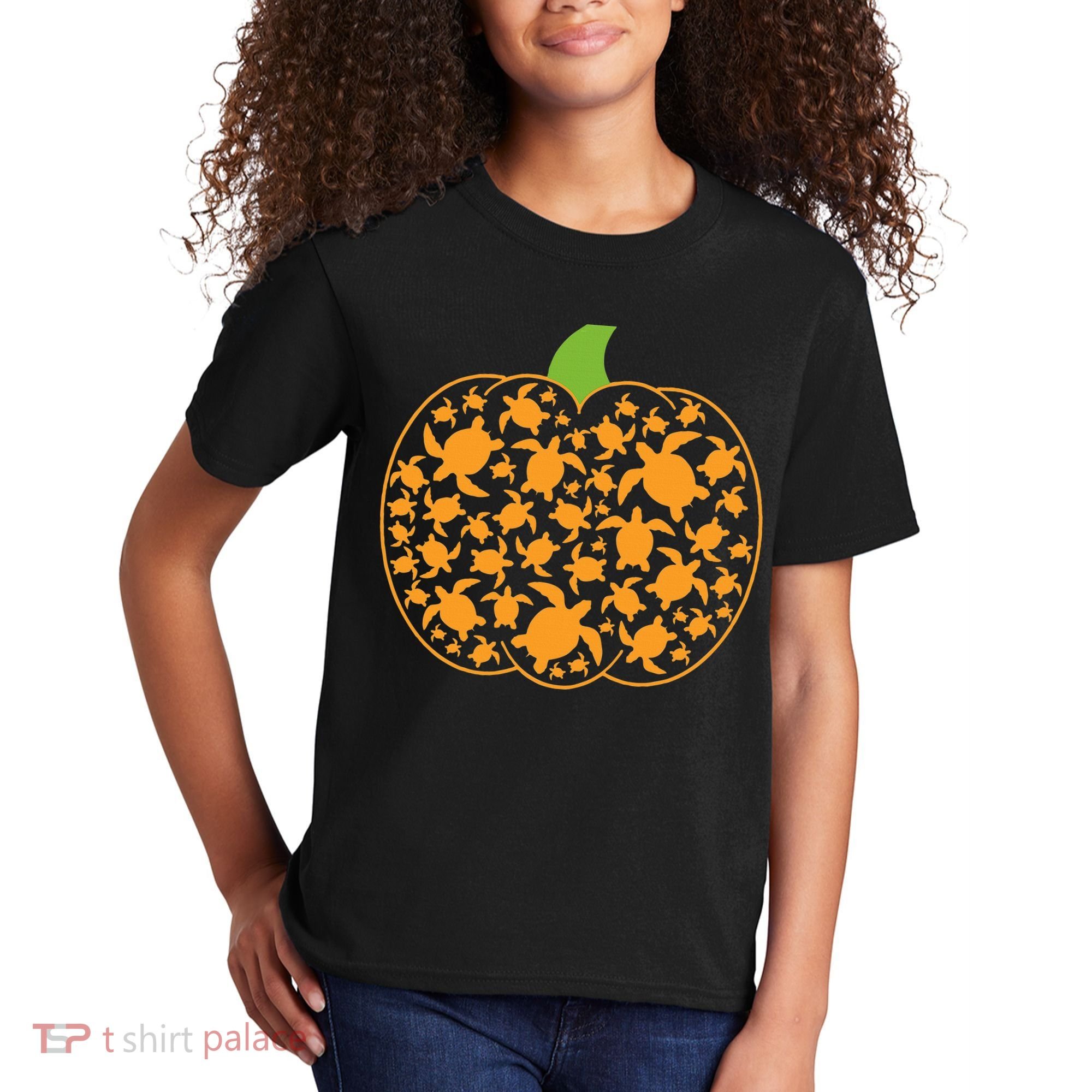 Sea Turtle Halloween Costume Spooky Ocean Theme Kids T-Shirt