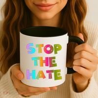 Stop The Hate Great Gift Coffee Mug thumb 3