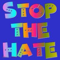 Stop The Hate Great Gift Coaster thumb 2