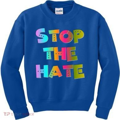 Stop The Hate Great Gift Kids Sweatshirt