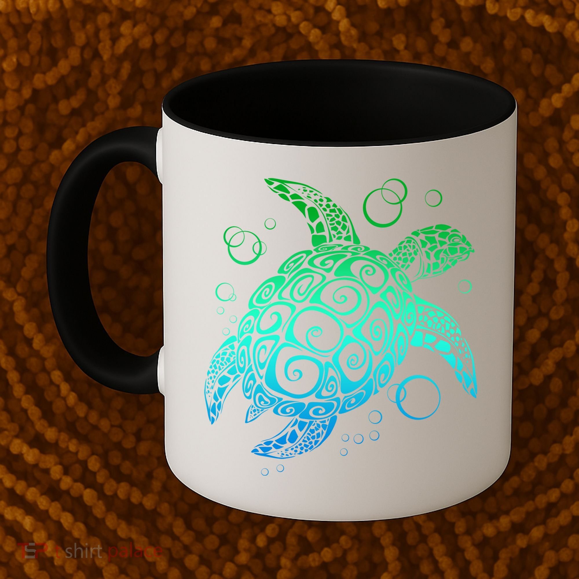 Sea Turtle Hawaiian Honu Long Coffee Mug
