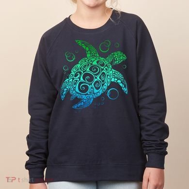 Sea Turtle Hawaiian Honu Long Women's Sweatshirt
