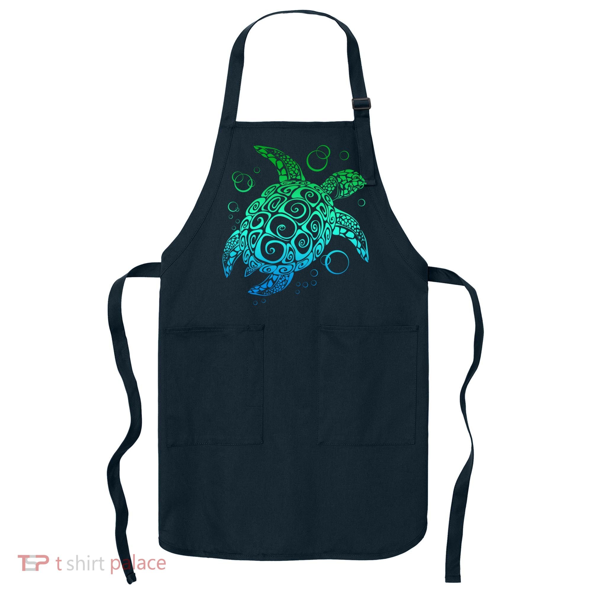 Sea Turtle Hawaiian Honu Long Apron