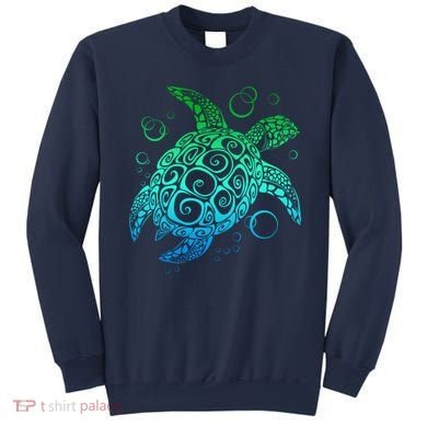 Sea Turtle Hawaiian Honu Long Sweatshirt