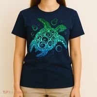 Sea Turtle Hawaiian Honu Long T-Shirt thumb 4