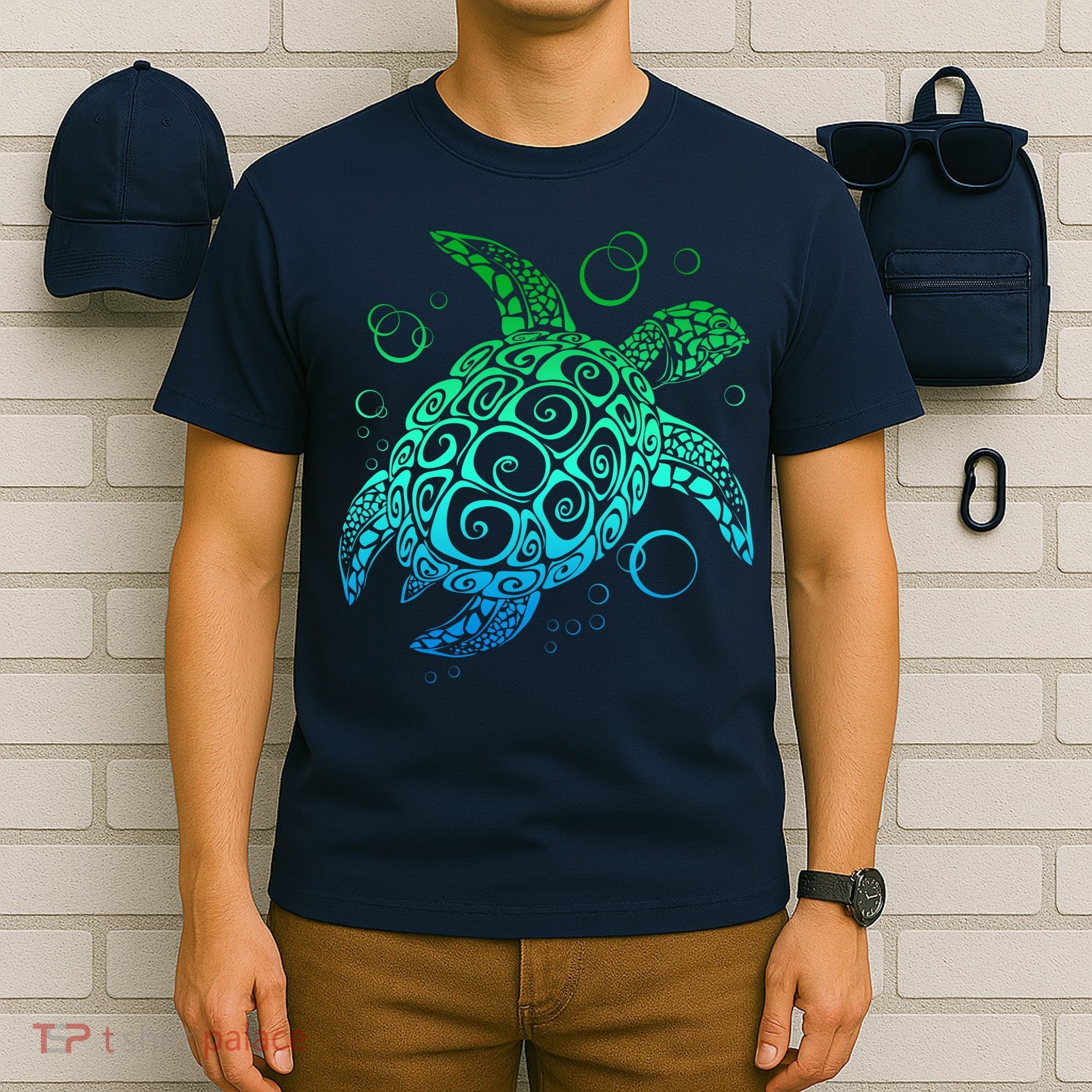 Sea Turtle Hawaiian Honu Long T-Shirt