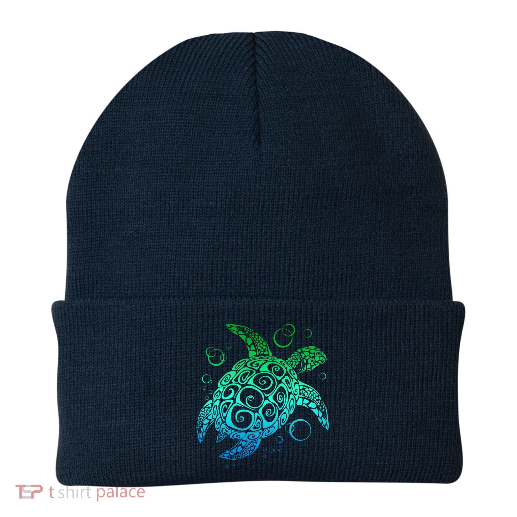 Sea Turtle Hawaiian Honu Long Beanie