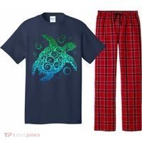 Sea Turtle Hawaiian Honu Long Pajama Set thumb 0