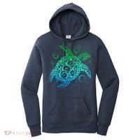 Sea Turtle Hawaiian Honu Long Women's Hoodie thumb 0