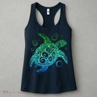 Sea Turtle Hawaiian Honu Long Women's Tank Top thumb 3