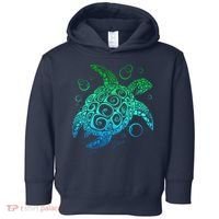 Sea Turtle Hawaiian Honu Long Toddler Hoodie thumb 0