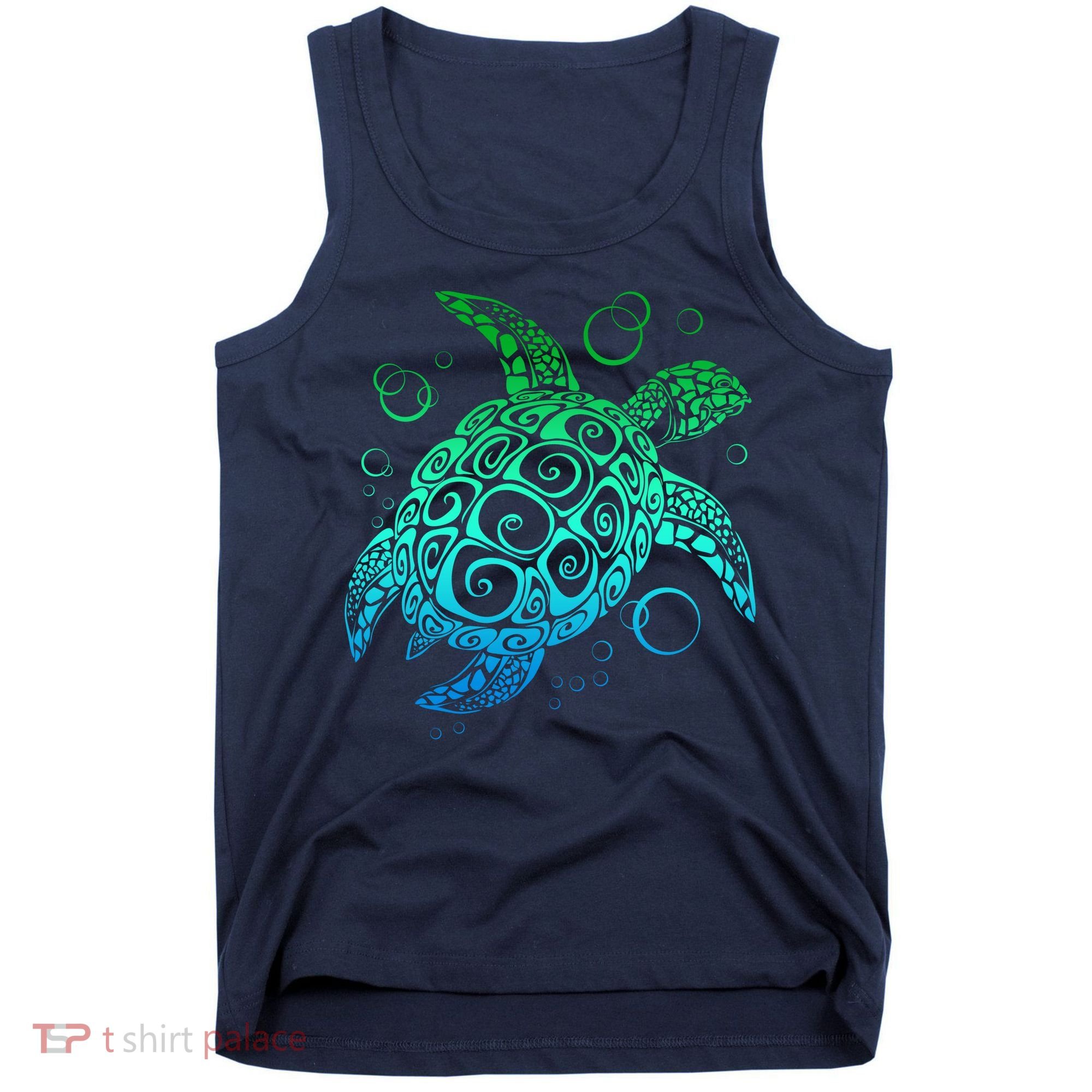 Sea Turtle Hawaiian Honu Long Tank Top