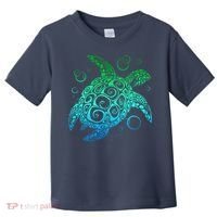 Sea Turtle Hawaiian Honu Long Toddler T-Shirt thumb 0