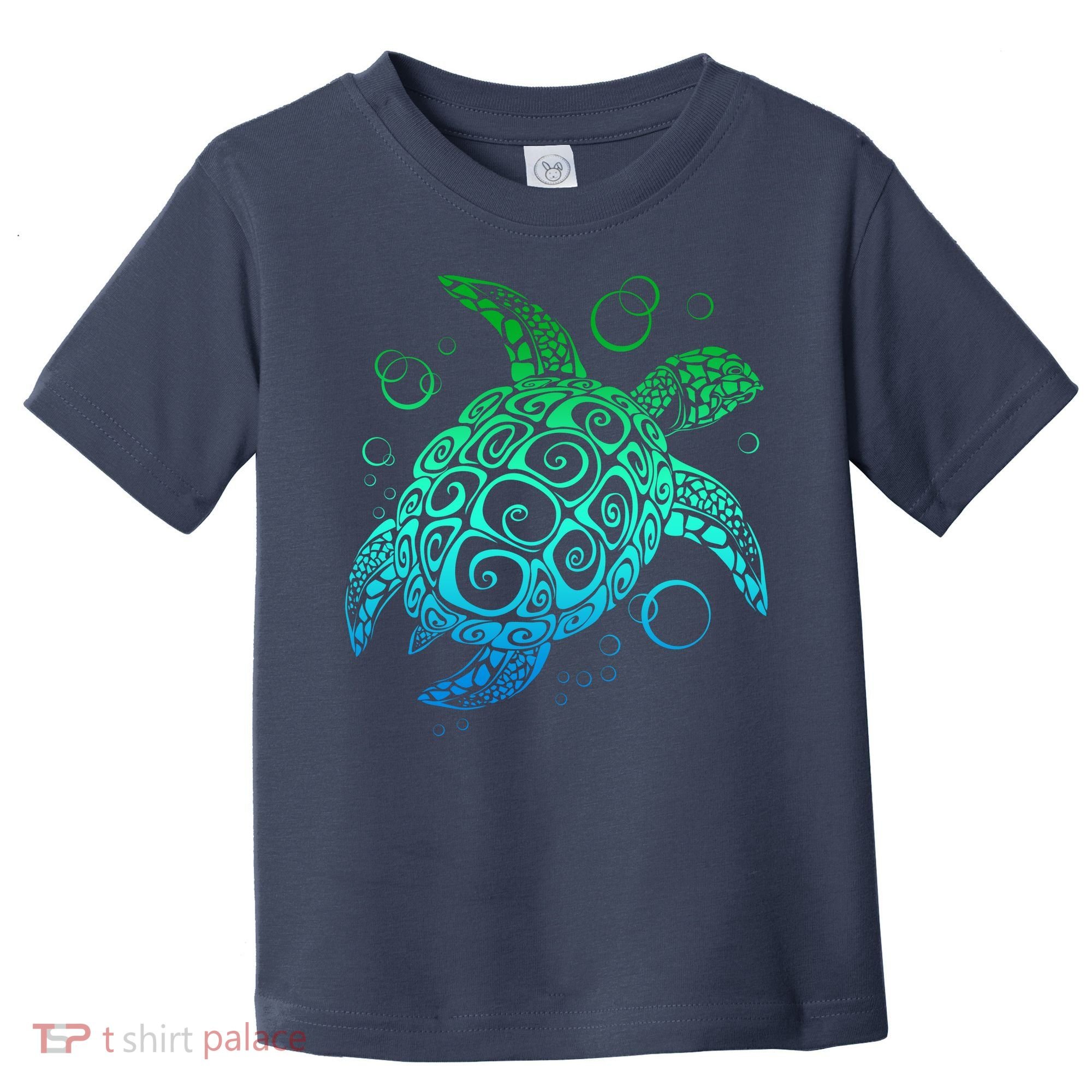 Sea Turtle Hawaiian Honu Long Toddler T-Shirt