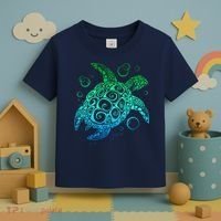 Sea Turtle Hawaiian Honu Long Toddler T-Shirt thumb 3