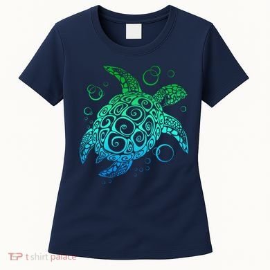 Sea Turtle Hawaiian Honu Long Women's T-Shirt