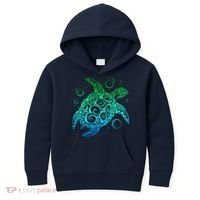 Sea Turtle Hawaiian Honu Long Kids Hoodie thumb 0