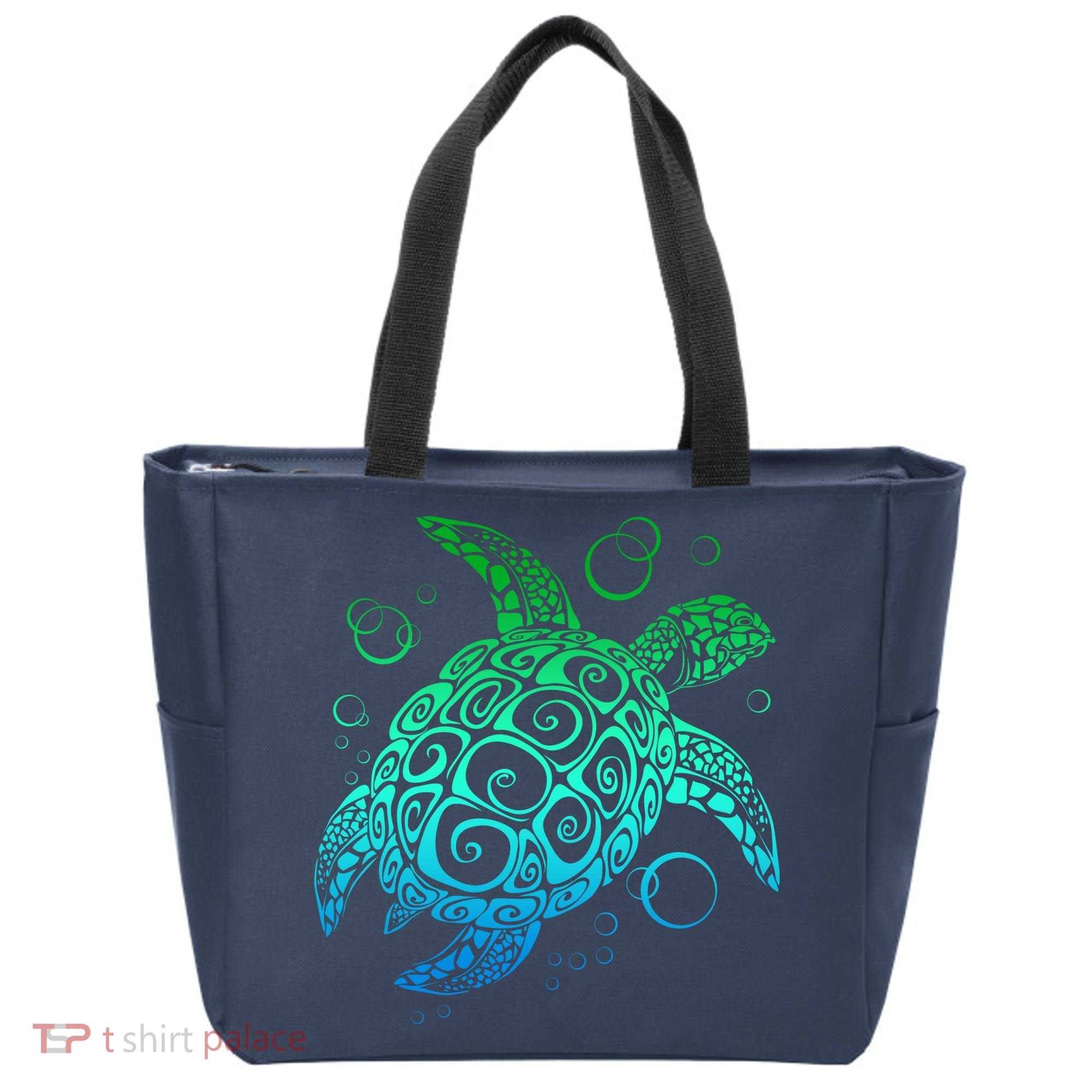Sea Turtle Hawaiian Honu Long Tote Bag