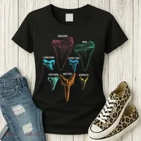 Shark Tooth Hunting Identity Key Women's T-Shirt thumb 3