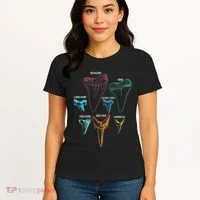 Shark Tooth Hunting Identity Key Women's T-Shirt thumb 4