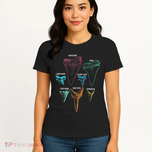 Shark Tooth Hunting Identity Key Women's T-Shirt