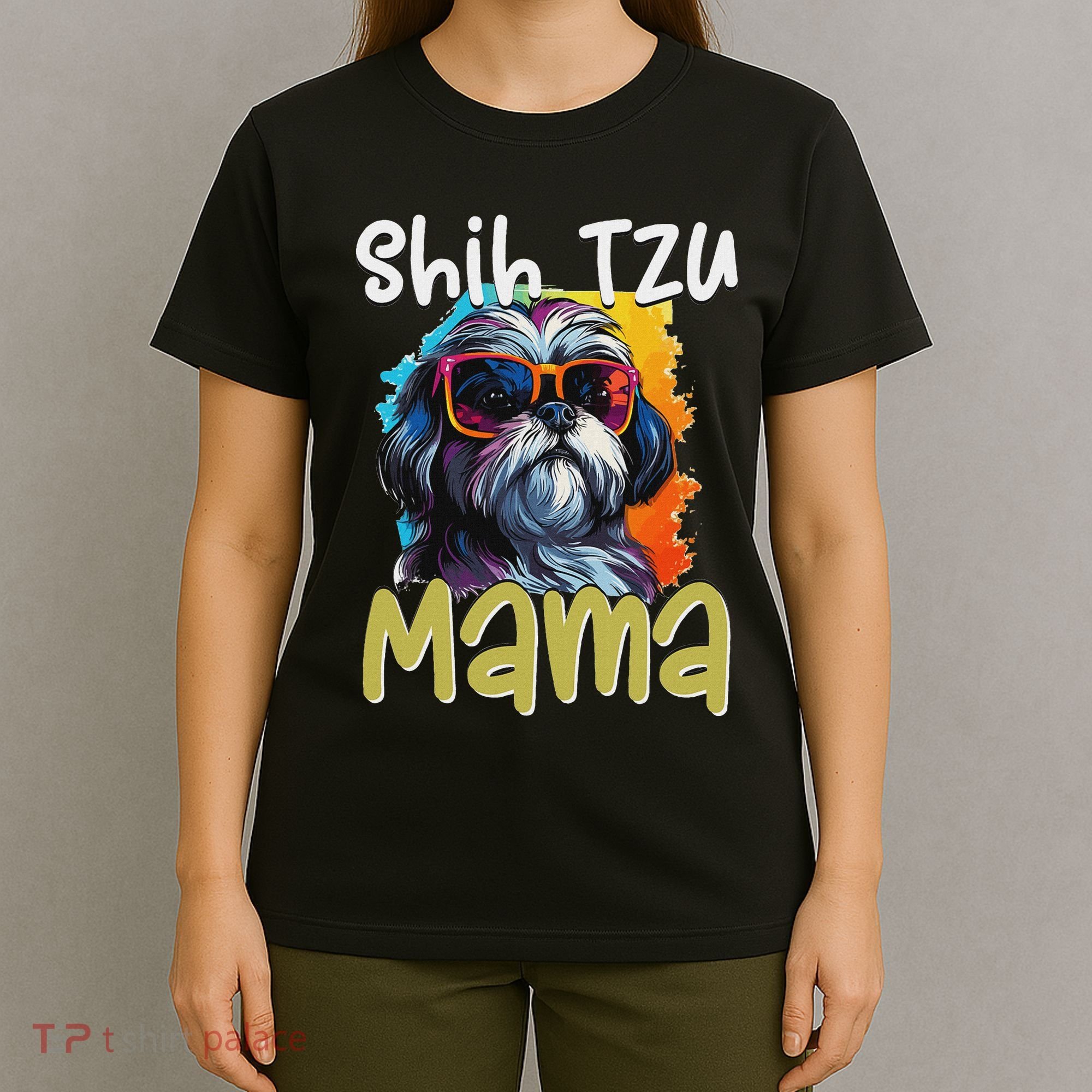 Shih Tzu Hsi Shih Dog Pet Dog Breed Shih Tzu Mom T-Shirt