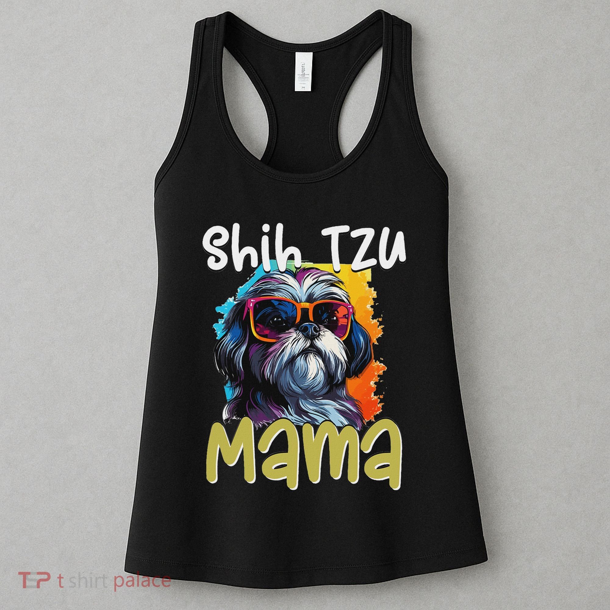 Shih Tzu Hsi Shih Dog Pet Dog Breed Shih Tzu Mom Women's Tank Top