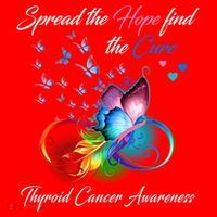 Spread The Hope Find The Cure Thyroid Cancer Awareness Funny Gift Santa Hat thumb 1