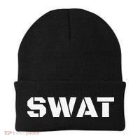 SWAT Team Halloween Costume Tactical Uniform Idea Beanie thumb 0