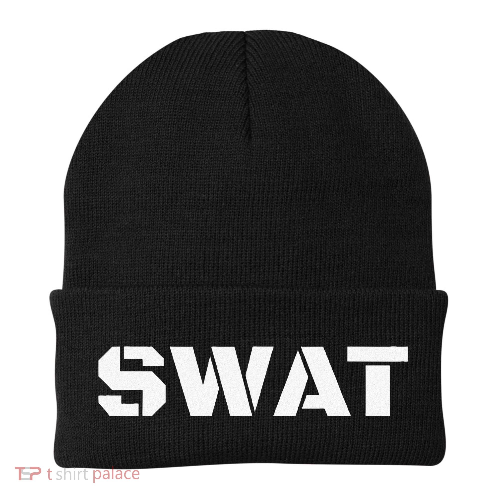 SWAT Team Halloween Costume Tactical Uniform Idea Beanie