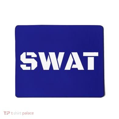 SWAT Team Halloween Costume Tactical Uniform Idea Mousepad
