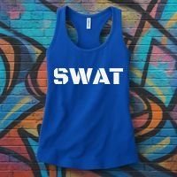 SWAT Team Halloween Costume Tactical Uniform Idea Women's Tank Top thumb 3